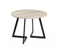 Стол круглый Гермес 940 опора черная 
