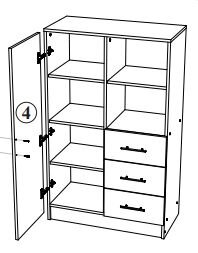  Шкаф комбинированный Вега FASHION 1 ЛДСП 