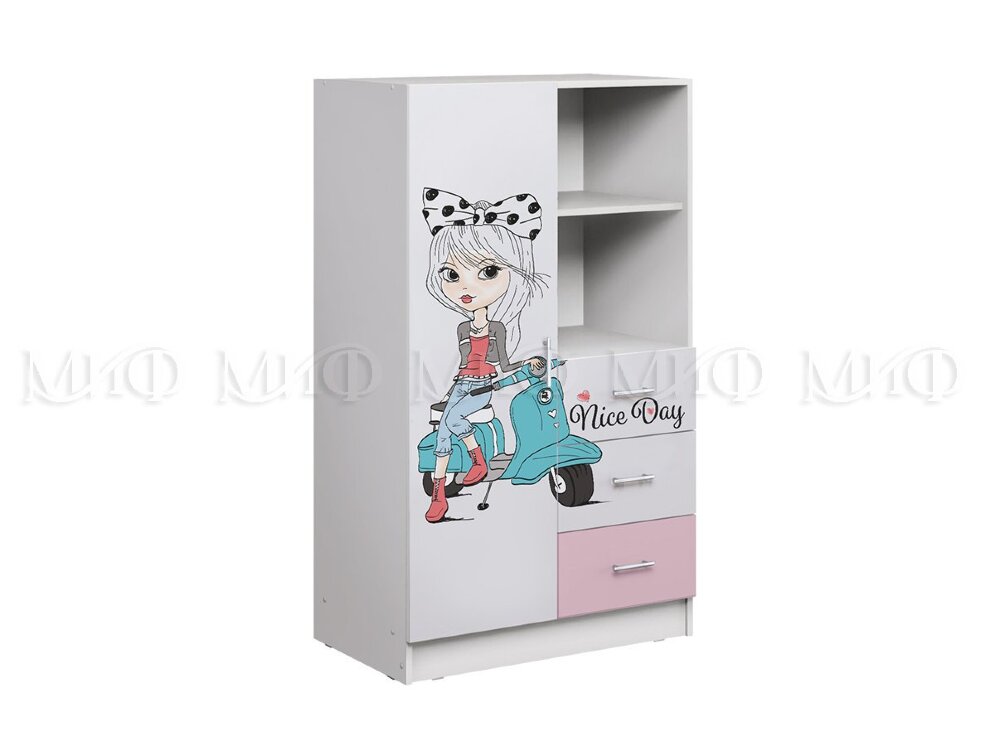  Шкаф комбинированный Вега FASHION 1 ЛДСП  