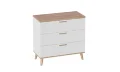 Комод 3 ящика Гавана, Белый 