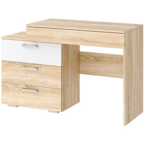 Стол косметический СКС-1200 Соната, Сонома/Белый глянец  