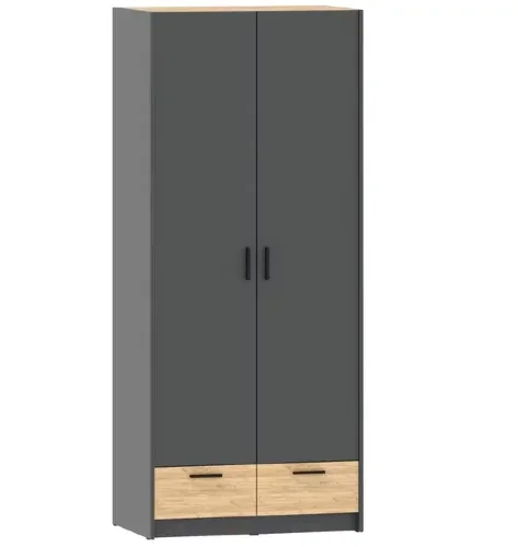 Шкаф для одежды Оттавия НМ 011.80, Антрацит 