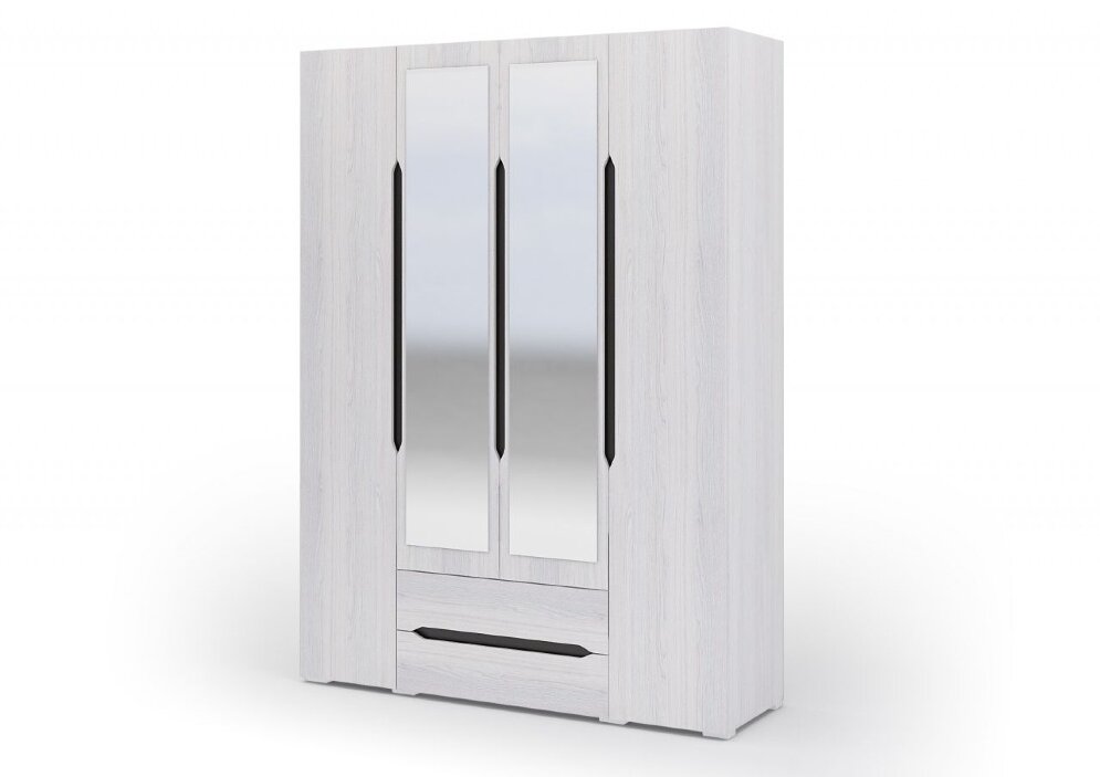 Шкаф четырехстворчатый с ящиками Валенсия 