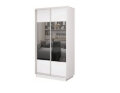 Шкаф-купе Тандем 2-х дверный (К+К), белый 