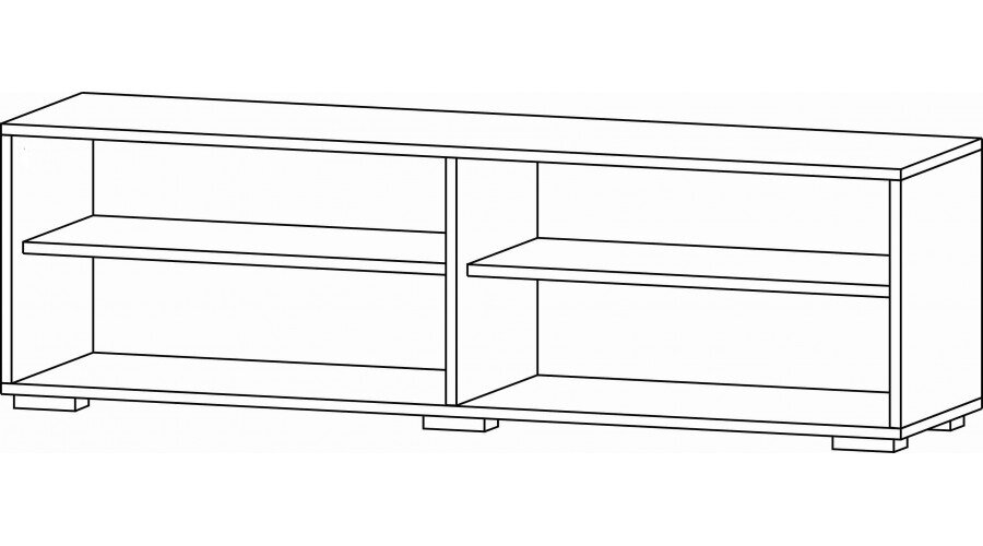 Тумба ТВ-02 Даллас, Цемент светлый 