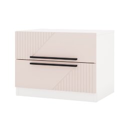 Тумба Палермо, Белый/Беж матовый 