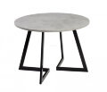 Стол круглый Гермес 1050 опора черная 