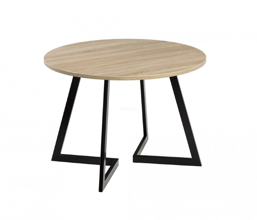 Стол круглый Гермес 1050 опора черная 