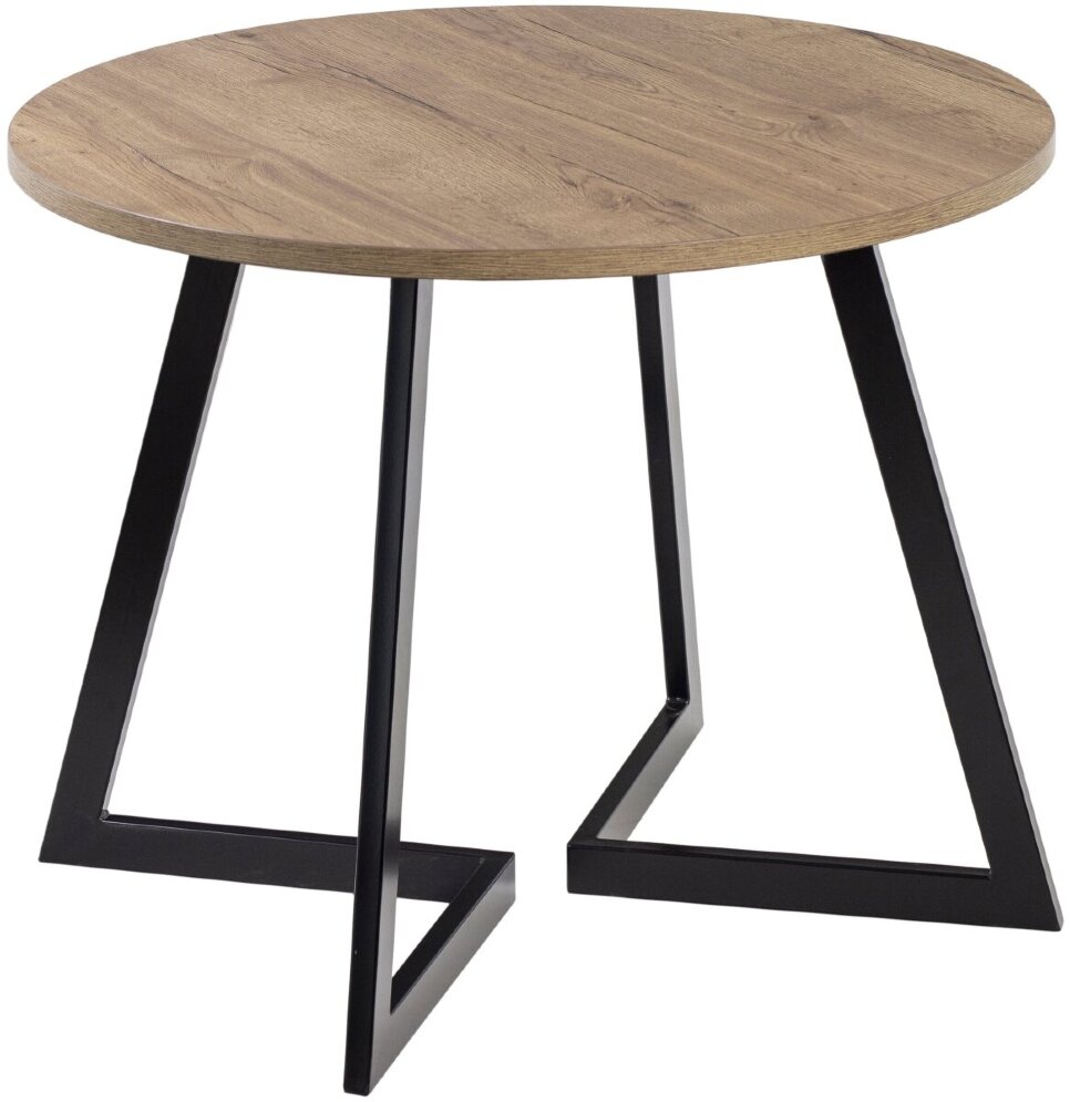 Стол круглый Гермес 1050 опора черная 