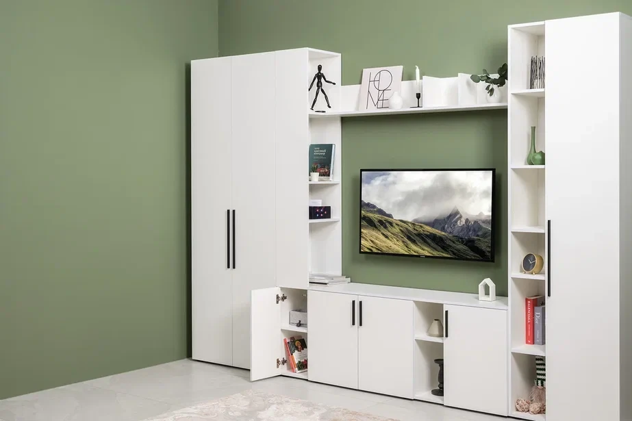 Шкаф торцевой 16.323 Эйр, Белый 