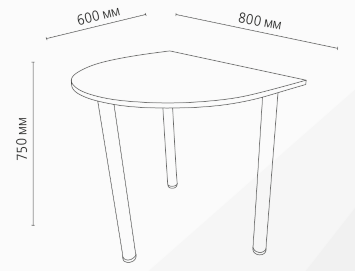 Стол обеденный Сеул 4, опора D50 