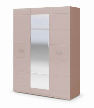 Шкаф 3х створчатый Симба, кофе с молоком