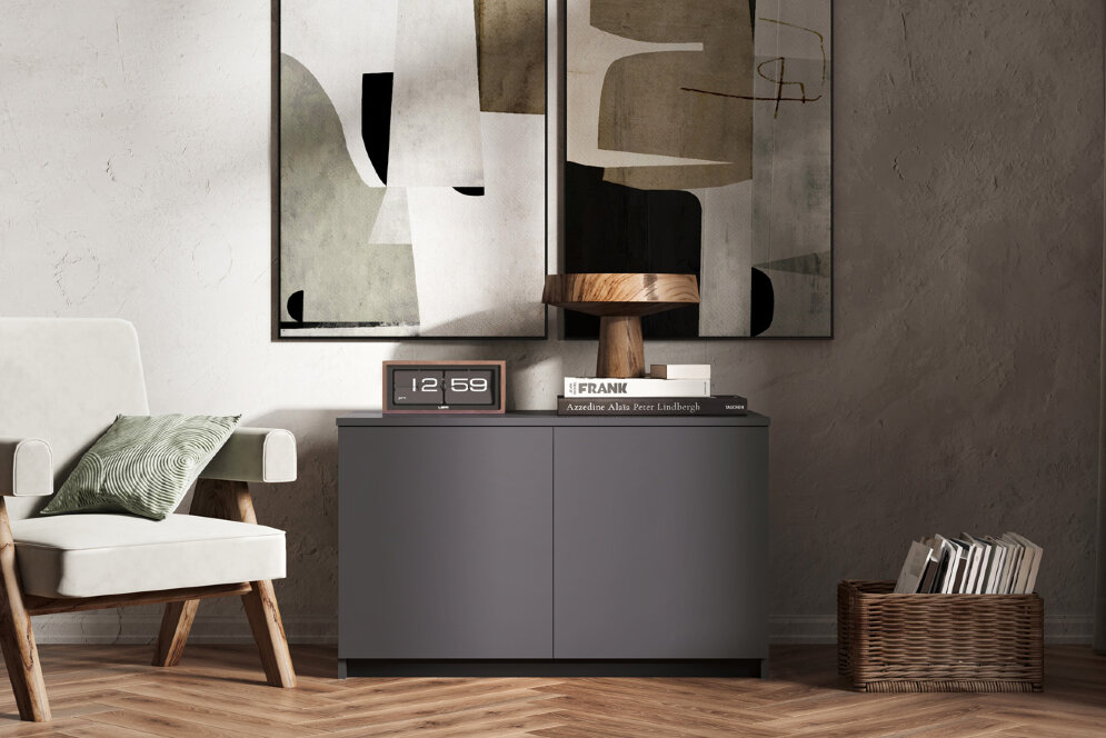 Тумба-антресоль Мори МА 900.1 графит 