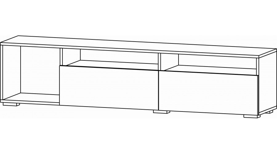 Тумба ТВ-03 Даллас, Цемент светлый 