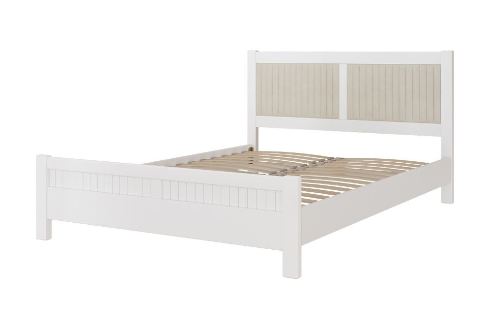 Кровать из массива Фрида, белый 