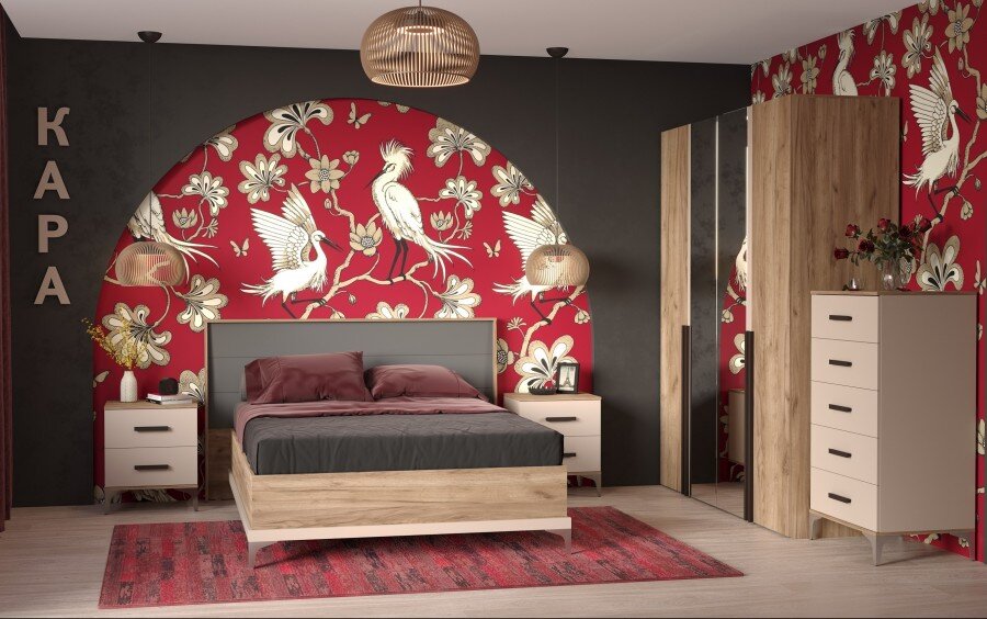 Кровать двуспальная Кара 