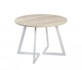 Стол круглый Гермес 940 опора белая 