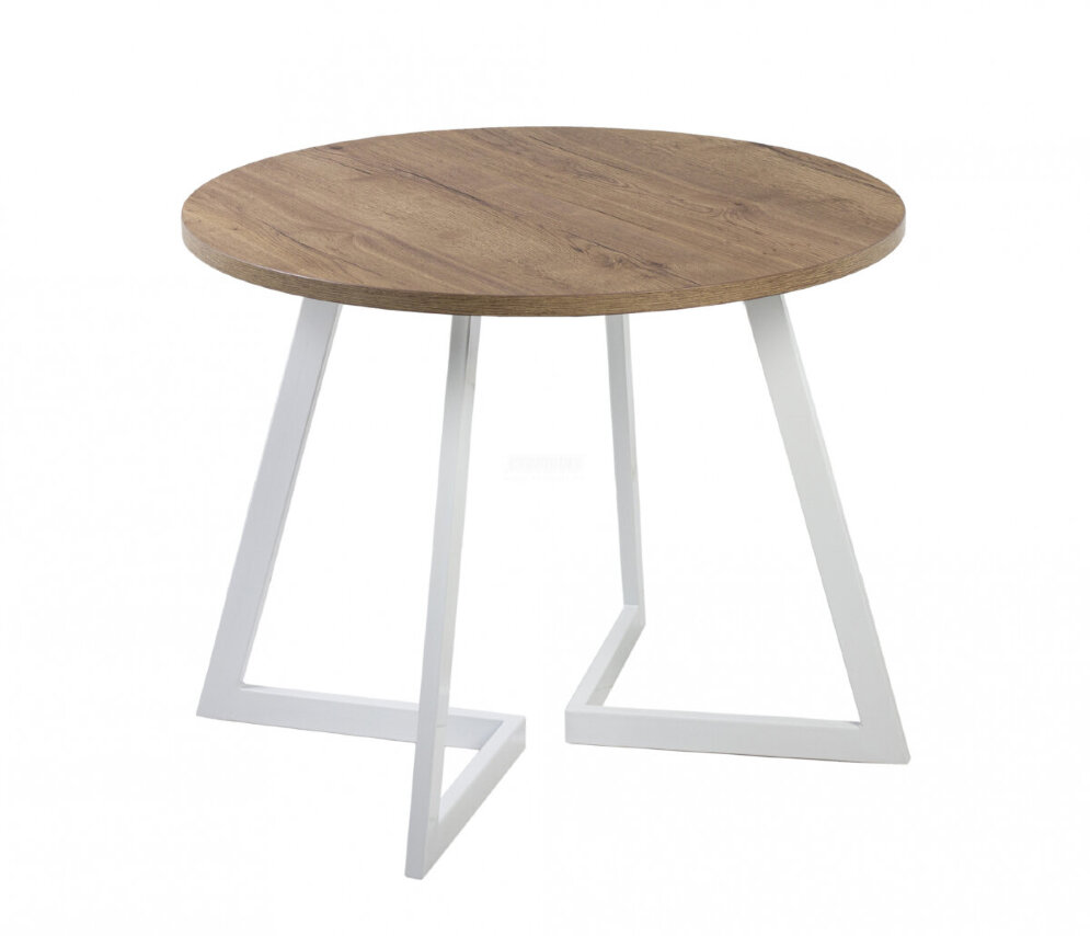 Стол круглый Гермес 940 опора белая 