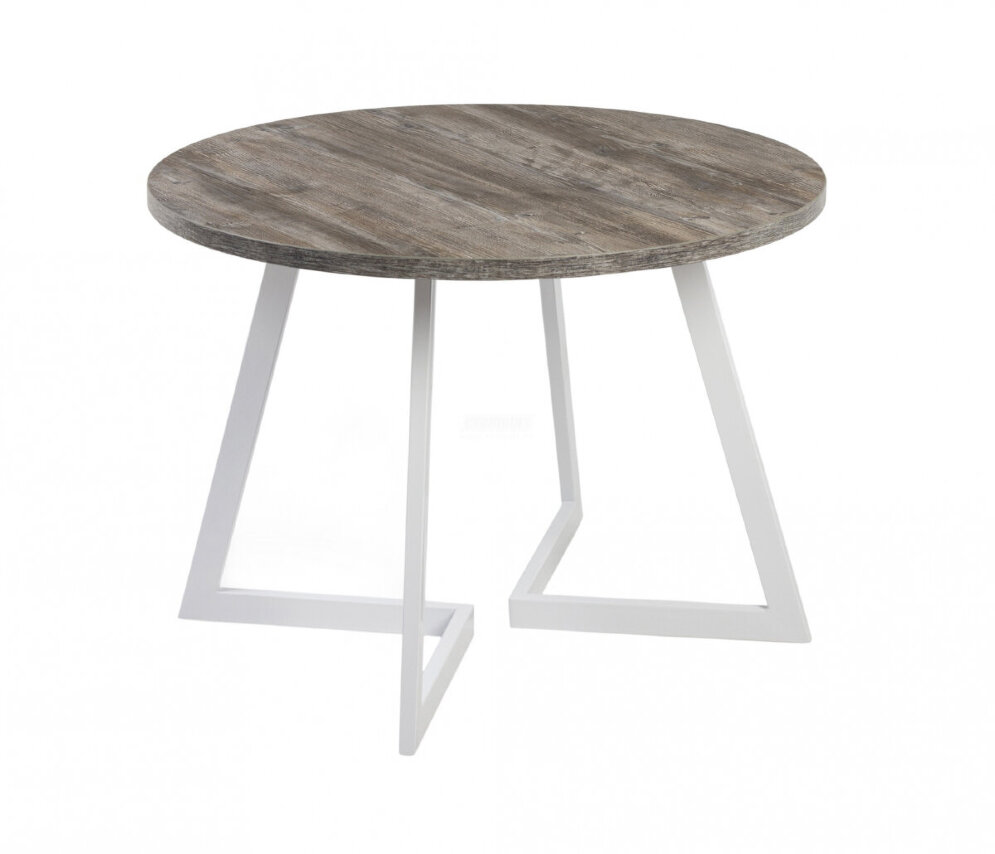 Стол круглый Гермес 940 опора белая 