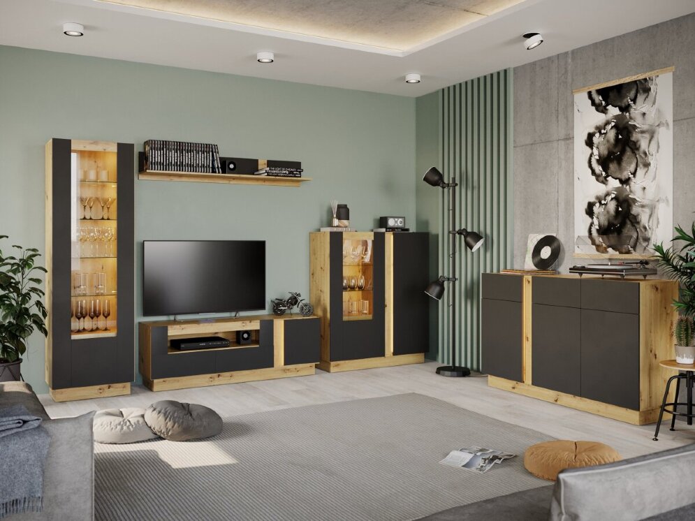 Полка навесная Modo (Модо), черный 