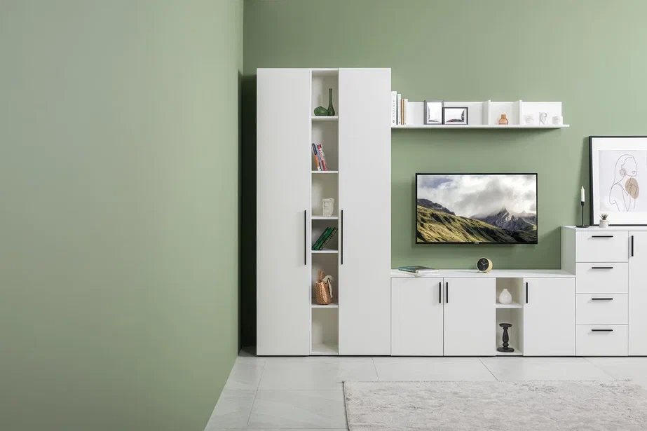 Шкаф-пенал 16.324.01 Эйр, Белый 