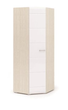 Шкаф угловой Симба, белый глянец