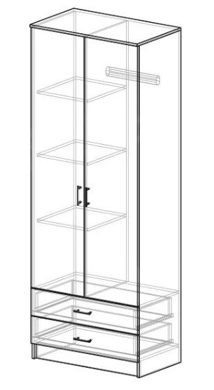 Шкаф Дуэт Беатрис 