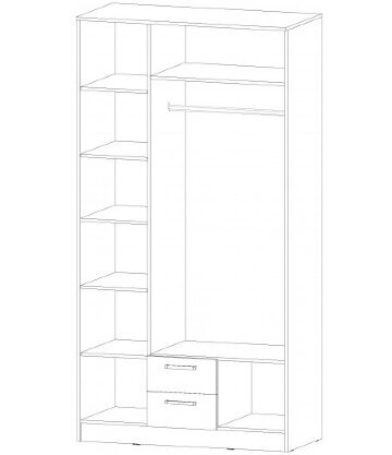 Шкаф 3-х створчатый Коста-Рика, ясень шимо 