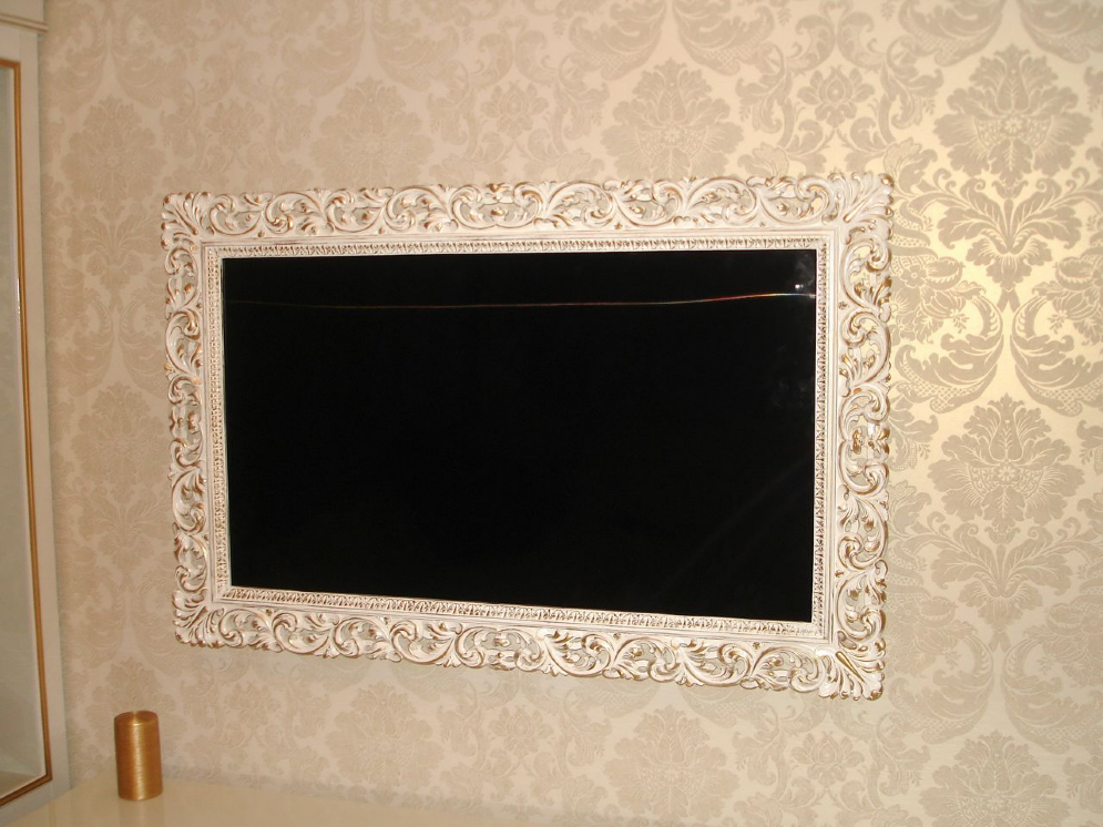 Рама под ТВ Шейх, Слоновая кость 
