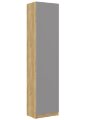 Шкаф-пенал ШК-003  Бостон ЛДСП, дуб крафт/серый шифер 