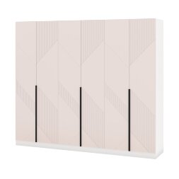 Шкаф Палермо 6-ти створчатый, Беж матовый