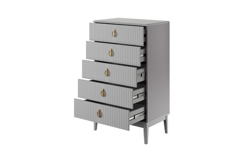 Комод 5 ящиков Фарго, Антрацит 