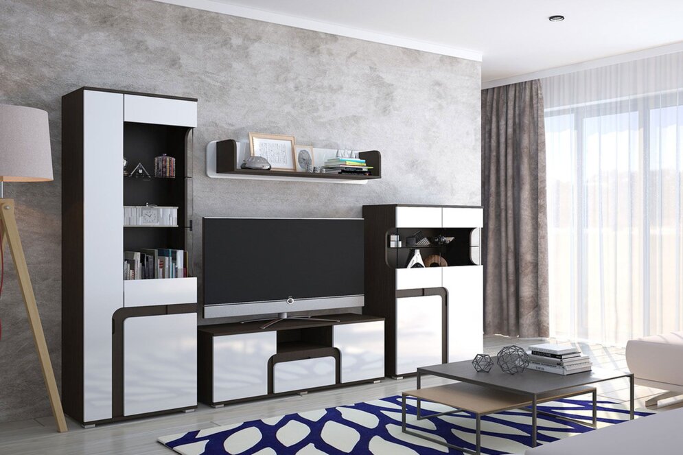 Гостиная Марсель со шкафом, венге 