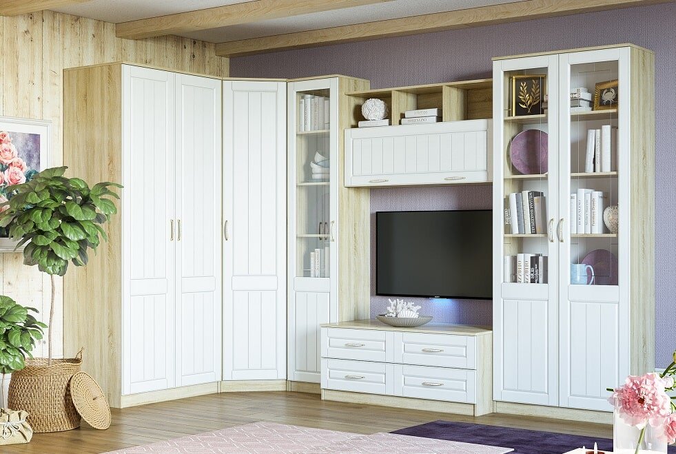 Модульная гостиная Оливия (комплектация 3)   