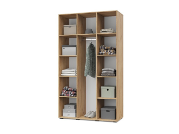 Шкаф 3-х дверный Челси, Дуб золотистый / Графит​