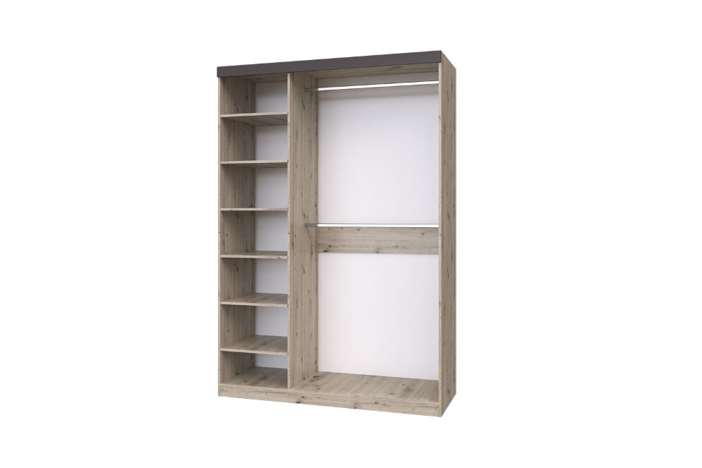 Шкаф 3-х дверный ШР-3 (без зеркал) Тиана, Дуб Бонифаций/Вольфрам  