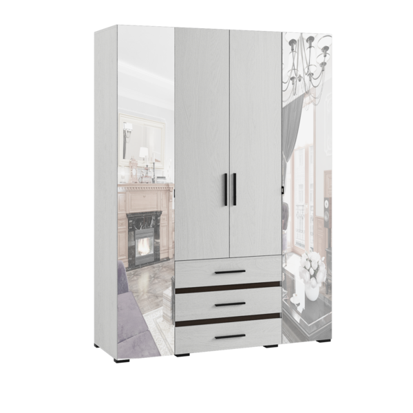 Шкаф 4-створчатый Модена МШ-24, анкор 