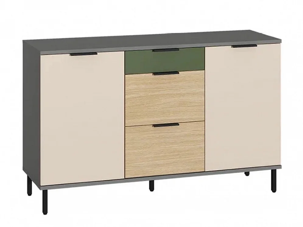 Комод Марвэл 16.234.02, тёмно-серый 