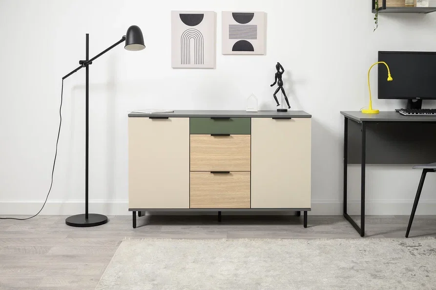 Комод Марвэл 16.234.02, тёмно-серый 