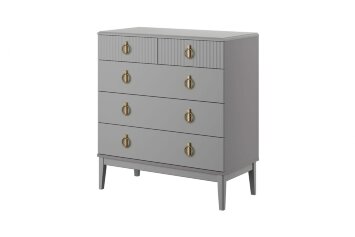 Комод 5 ящиков (890) Фарго, Антрацит