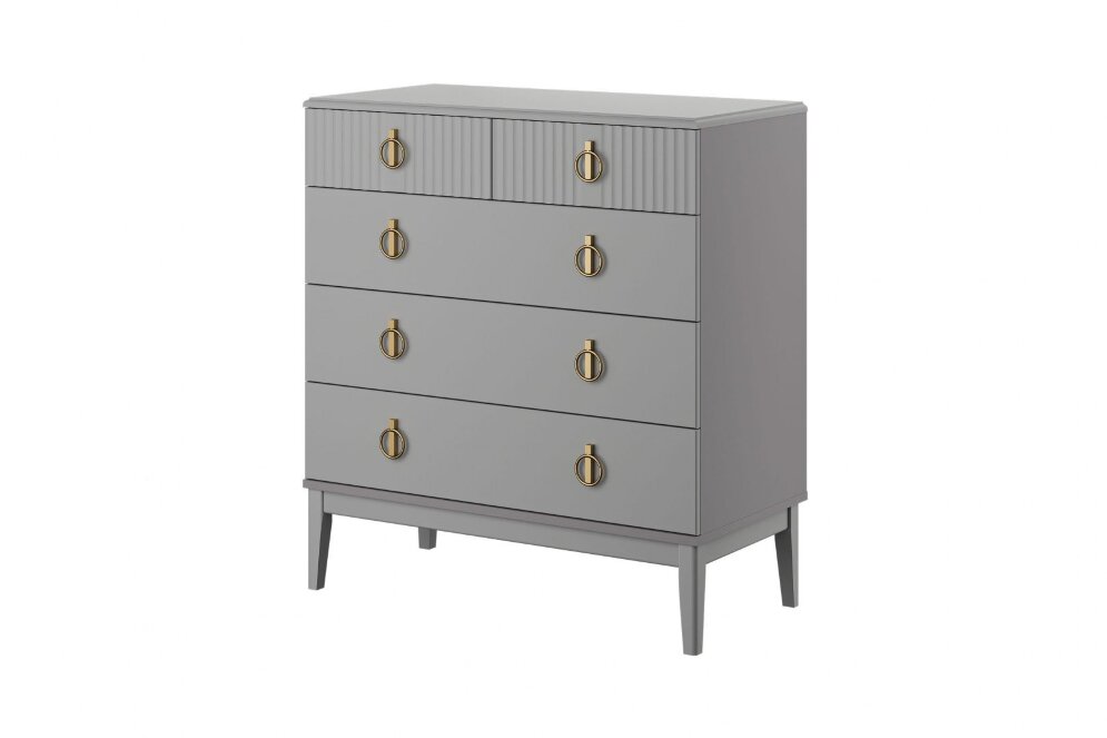 Комод 5 ящиков (890) Фарго, Антрацит 