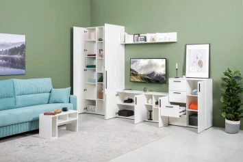 Модульная гостиная Эйр, Белый (Композиция 2)