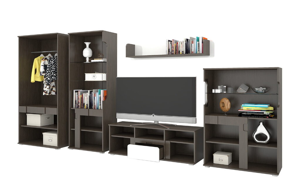 Гостиная Марсель со шкафом, сонома 