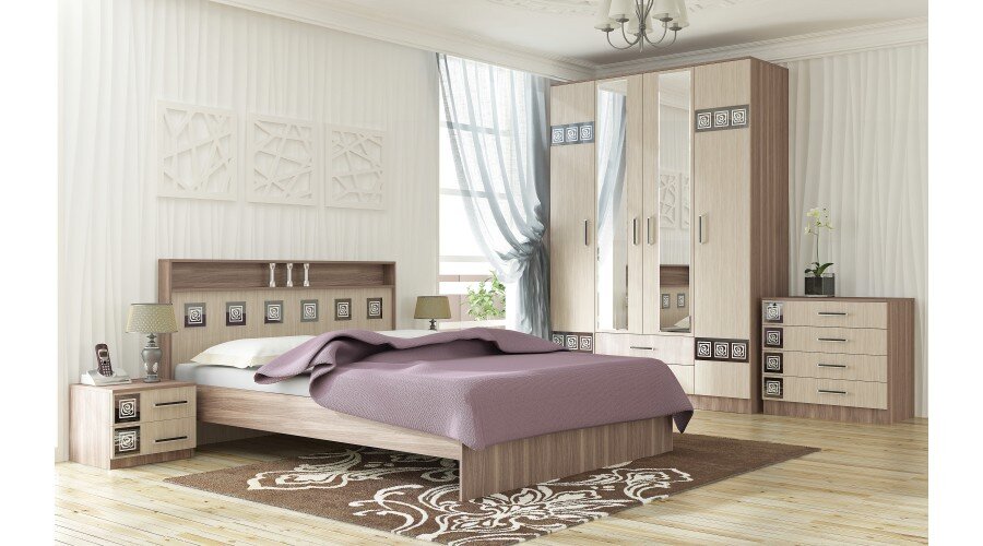 Кровать Коста-Рика, ясень шимо 