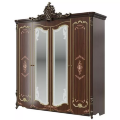 Шкаф 4-х дверный Шейх, Орех 