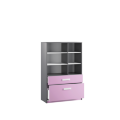 Шкаф книжный Кэнди, лаванда 