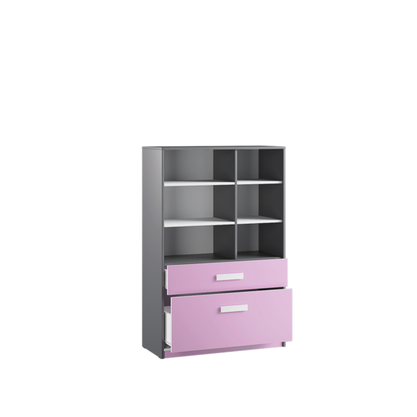 Шкаф книжный Кэнди, лаванда 