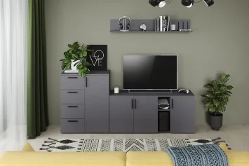 Комод 16.241 Эйр, Серый Графит