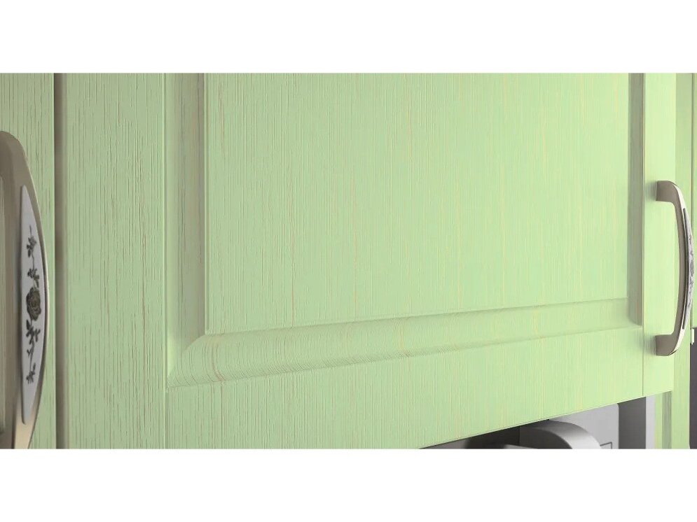 Кухня Парма бирюза/снег 