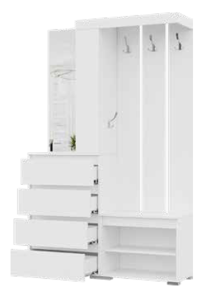 Прихожая Хелен, белый 